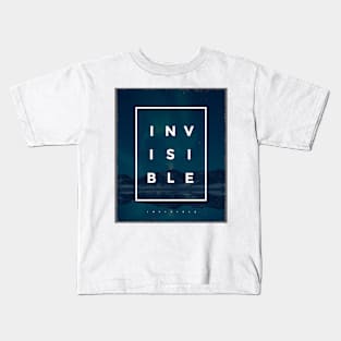 Invisible minimalistic quote Kids T-Shirt